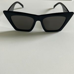 Black modern sunglasses